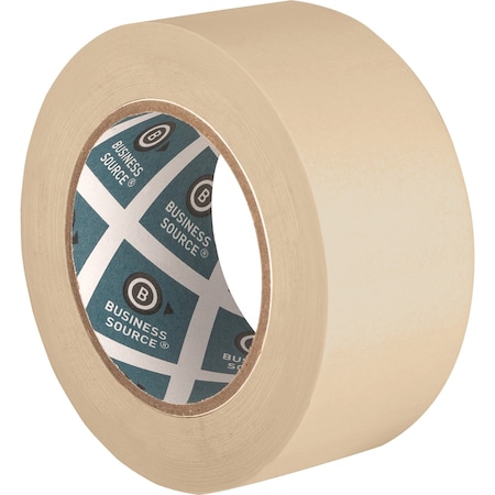 Business Source Tape, Masking, 2"x60 yd, Krft, 2 in W x 60 yd L, Tan 16462